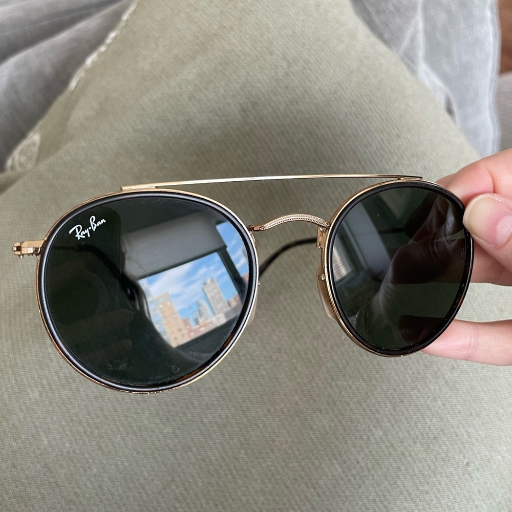 Ray-Ban Classic Gold Frame Sunglasses